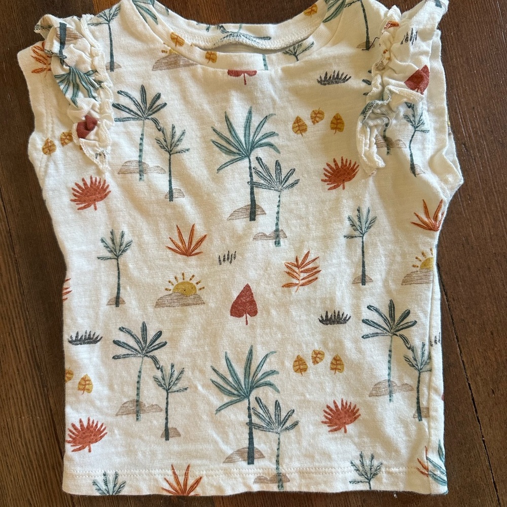 Little Co. Tropical Print Baby Shirt